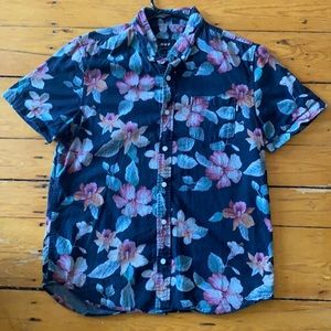HUF floral button down